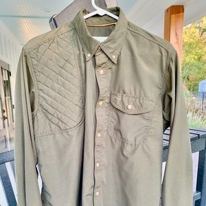 Orvis Mens Hunting Shooting Shirt Green Medium